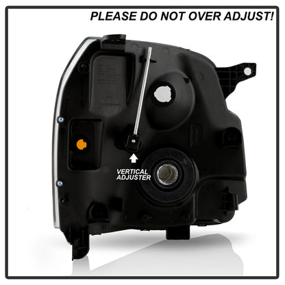 SPYDER Xtune GMC Yukon/Yukon Xl 07-14 Crystal Headlights Chrome HD-JH-GMCY07-AM-C 9027369