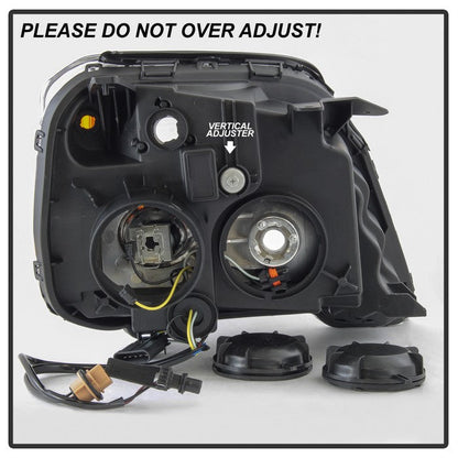 SPYDER xTune 10-15 GMC Terrain (Halogen Models Only) Driver Side Headlights - OEM Left (HD-JH-GTE10-OE-L) 9040764