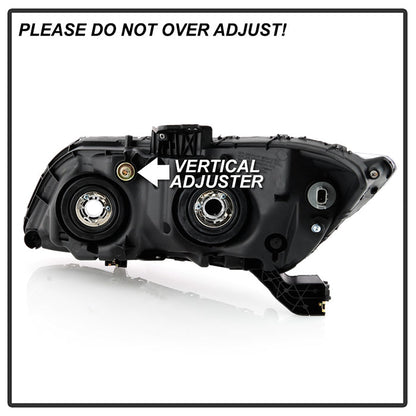 SPYDER xTune 12-15 Honda Civic (Excl. Hybrid) Halogen Headlights - OEM Chrome (HD-JH-HC13-AM-C) 9945854