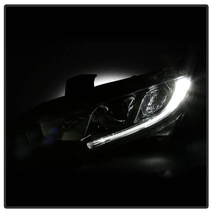 SPYDER xTune 16-18 Honda Civic Driver Side Halogen Headlight - OEM Left (HD-JH-HC16-H-OE-L) 9044397