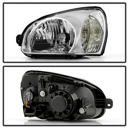 SPYDER 01-03 Hyundai Santa Fe OEM Style Headlights - Chrome (HD-JH-HYSAF01-C) 9054761