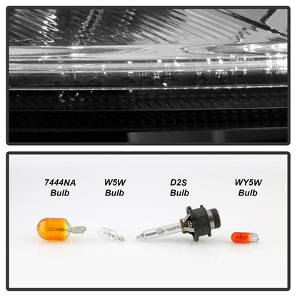 SPYDER xtune 10-15 Infiniti G25/G37 4Dr Sedan (Fit HID) Pass. Side Headlight Right (HD-JH-IG3710-4D-HID-R) 9949968