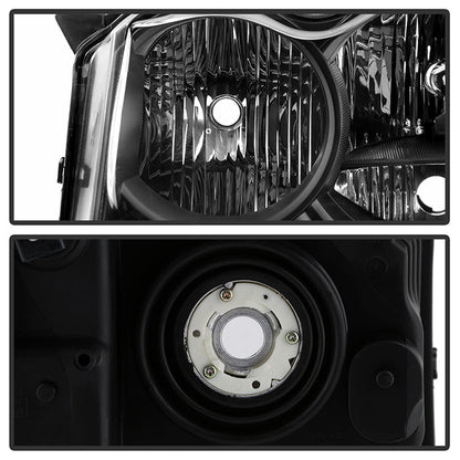 SPYDER Xtune Jeep Grand Cherokee 05-07 Crystal Headlights Black HD-JH-JGC05-AM-BK 9023248
