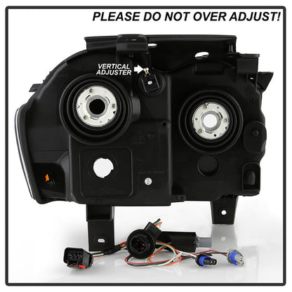 SPYDER Xtune Jeep Grand Cherokee 05-07 Crystal Headlights Black HD-JH-JGC05-AM-BK 9023248