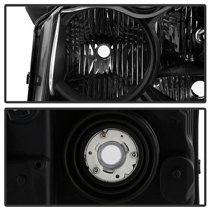 SPYDER Xtune Jeep Grand Cherokee 05-07 Crystal Headlights Black Smoked HD-JH-JGC05-AM-BSM 9033780
