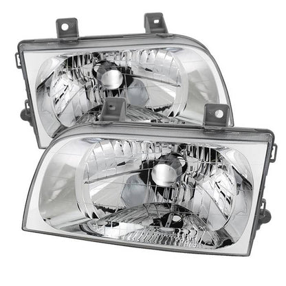 SPYDER Xtune Kia Sportage 98-02 Crystal Headlights Chrome HD-JH-KIASP98-C 9025525