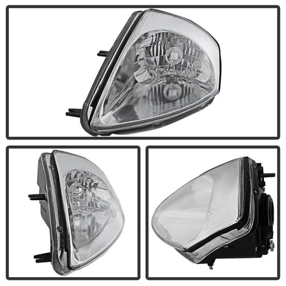 SPYDER Xtune Mitsubishi Eclipse 00-05 Crystal Headlights Chrome HD-JH-ME00-C 9023958