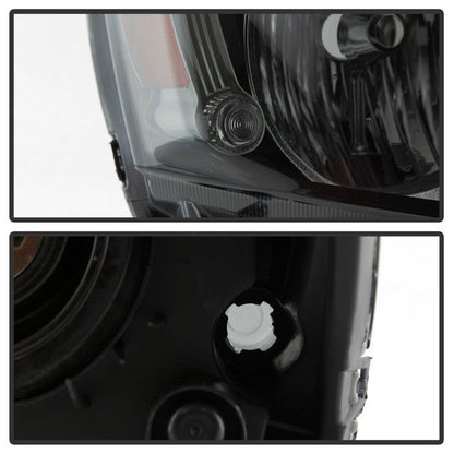 SPYDER xTune Mitsubishi Lancer 08-15 OE Style Headlights - Black Smoke HD-JH-ML08-AM-BSM 9937552