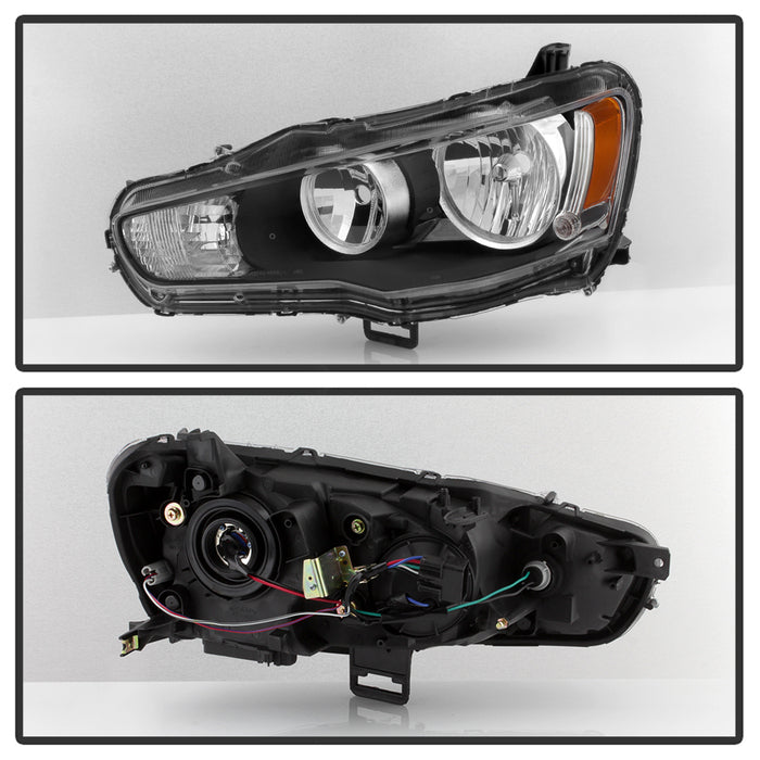 SPYDER xTune Mitsubishi Lancer 08-15 Driver Side Headlights - OEM Left HD-JH-ML08-OE-L 9937453