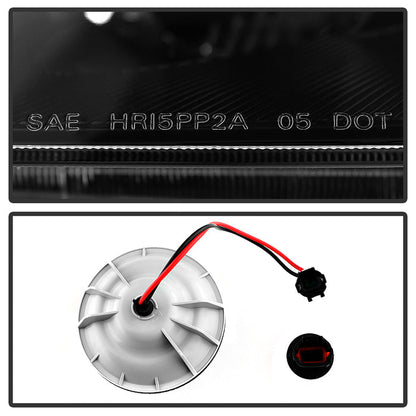 SPYDER Xtune Nissan Altima 05-06 Halogen Model Only OEM Style Black Bezel Headlights HD-JH-NA05-AM-BK 9031823