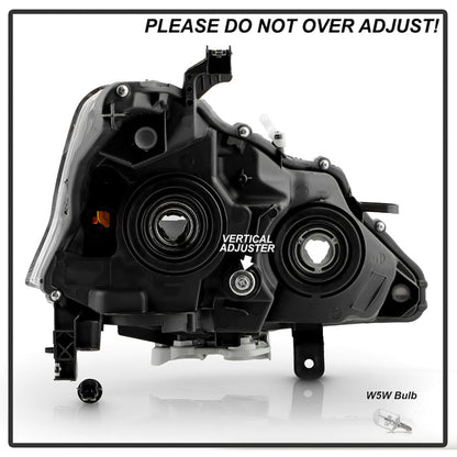 SPYDER xTune Nissan Altima 13-15 4Dr OE Style Headlights - Black HD-JH-NA134D-AM-BK 9937415