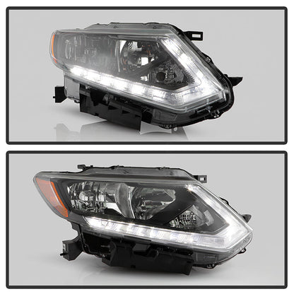 SPYDER xTune 14-16 Nissan Rogue Passenger Side Halogen Headlight - OEM Right (HD-JH-NROG14-OE-R) 9044236