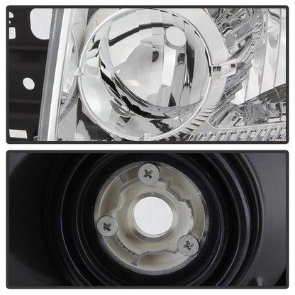 SPYDER xTune 04-07 Nissan Armada OEM Headlights - Chrome (HD-JH-NTI08-AM-C) 9037924