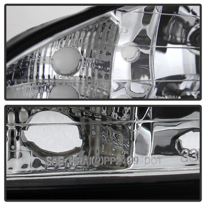 SPYDER Xtune Pontiac Grand Am 99-05 Crystal Headlights Chrome HD-JH-PGAM99-AM-C 9023514