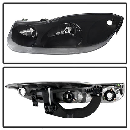 SPYDER Xtune Satun Sc Series Coupe 2001-2002 OEM Style Headlights Black HD-JH-SASC-01-BK 9029714
