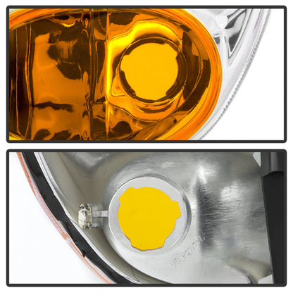 SPYDER 00-02 Saturn S Series Sedan OEM Style Headlights - Set - Chrome (HD-JH-SASS00-AM-C) 9054792