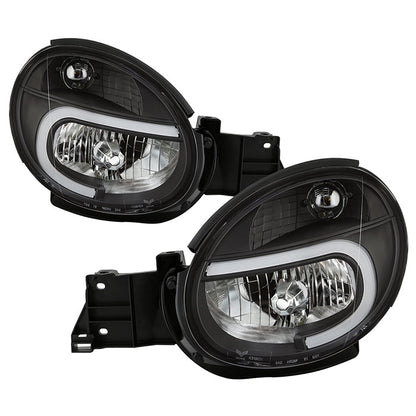 SPYDER xTune Subaru Impreza 14-16 Headlights With Light Tube DRL - Black HD-JH-SI02-LB-BK 9047411
