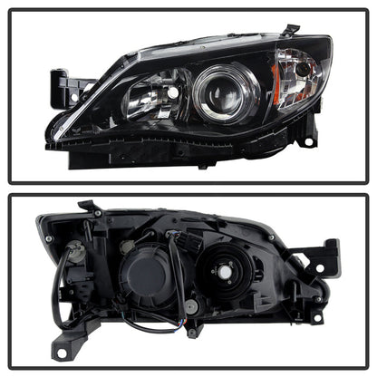 SPYDER Xtune Subaru Impreza Wrx 08-14 Halogen Models Only Headlights Black HD-JH-SI08-AM-BK 9028281