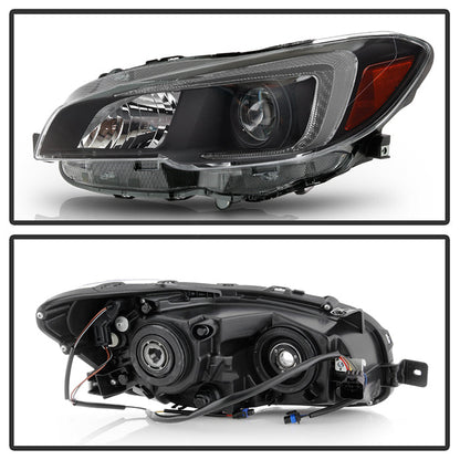 SPYDER 15-19 Subaru WRX Halogen Models Only OEM Style Headlights - Black 9049156