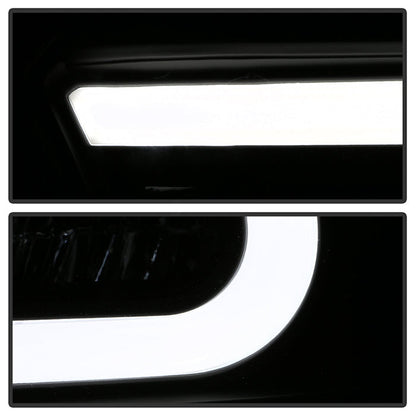 xTune Toyota 4Runner 10-13 LED Light Bar Headlights - Black - HD-JH-T4R10-LB-BK 9050169