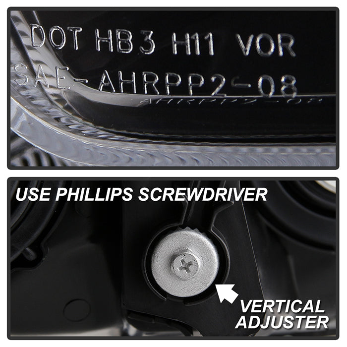 SPYDER Xtune 10-13 Toyota 4Runner OEM Style Headlights Black HD-JH-T4R10-OE-BK 9049385