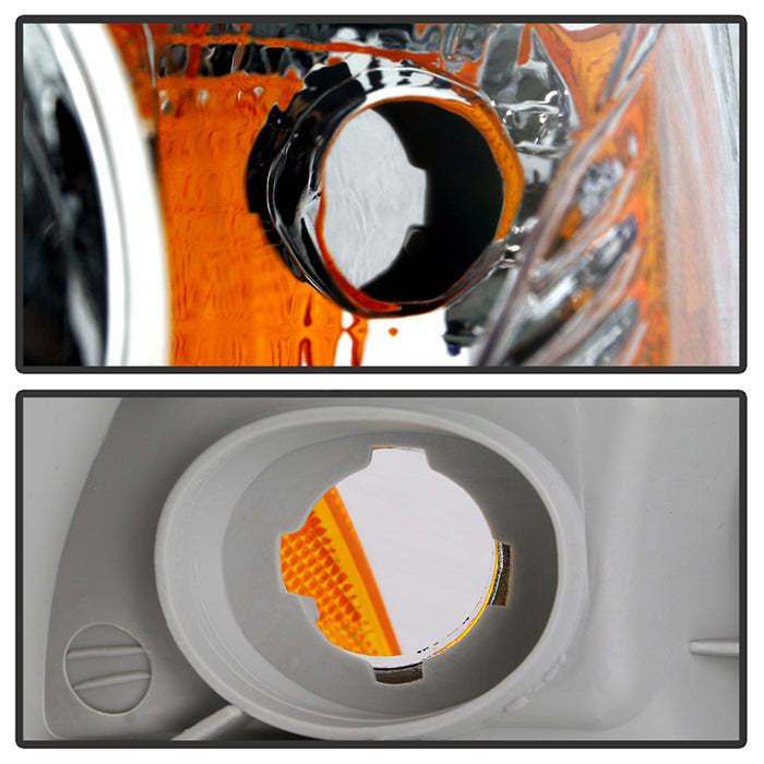 SPYDER Xtune Toyota Corolla 03-06 Crystal Headlights Chrome HD-JH-TC03-AM-C 5073747