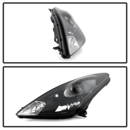 SPYDER Xtune Toyota Celica 00-05 Crystal Headlights Halogen Model Only Black HD-JH-TCE00-BK 9024054
