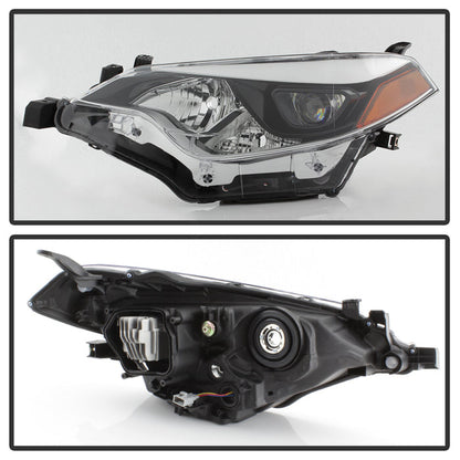 SPYDER xTune Toyota Corolla 14-16 Driver Side Headlights - OEM Left - Chrome HD-JH-TCOL14-OE-L 9937651