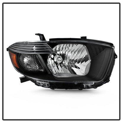 SPYDER xTune 08-10 Toyota Highlander (Excl Hybrid/Sport) OEM Style Headlights -Blk (HD-JH-THIGH08-AM-BK) 9044144