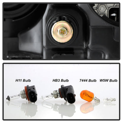 xTune Toyota Highlander 17-19 (LE / XLE) non DRL Halogen Headlight - OE Right HD-JH-THIGH17-OE-R 9949463