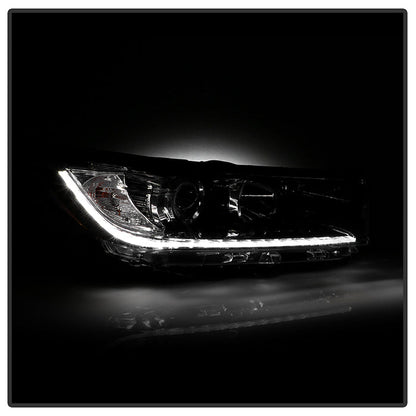 xTune Toyota Highlander 17-19 w/LED DRL Halogen Headlight - OE Black Right HD-JH-THIGH17SE-OE-BK-R 9949487