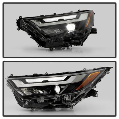 SPYDER 22-24 Toyota RAV4 LED High Low Beam w/Halogen Bulb Headlight- Left(HD-JH-TRAV422-LED-OE-L) 9959479