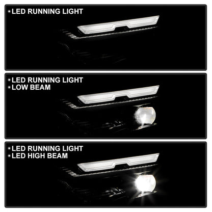 SPYDER 22-24 Toyota RAV4 LED High Low Beam w/Halogen Bulb Headlight- Left(HD-JH-TRAV422-LED-OE-L) 9959479