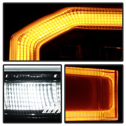 SPYDER Xtune 20-22 Toyota Tacoma Full LED w/DRL Headlight - OE Black Right (HD-JH-TTA20-FLED-OE-BK-R) 9953330