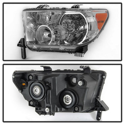 SPYDER xTune 07-13 Toyota Tundra (w/o Headlight Washer) Headlight - OEM Left (HD-JH-TTU07-OE-L) 9042263