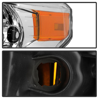 SPYDER xTune 14-17 Toyota Tundra w/o Running Lights OEM Style Halogen Headlights - Chrm (HD-JH-TTU14-AM-C) 9039690