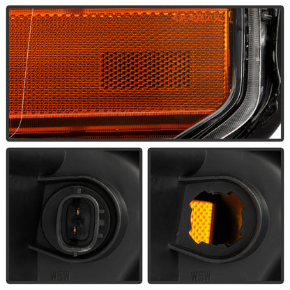 SPYDER 14-21 Toyota Tundra w/LED DRL OE Left Halogen Headlight - Black (HD-JH-TTU14-DRL-OE-BK-L) 9959271