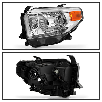 SPYDER 14-21 Toyota Tundra w/LED DRL OE Left Halogen Headlight (HD-JH-TTU14-DRL-OE-L) 9959257