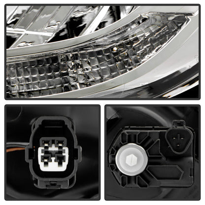 SPYDER 14-21 Toyota Tundra w/LED DRL OE Left Halogen Headlight (HD-JH-TTU14-DRL-OE-L) 9959257
