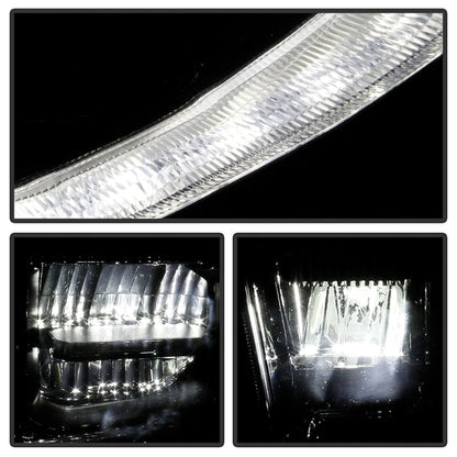 Spyder 14-17 Toyota Tundra OEM LED Headlights Black(Does Not Fit Models With DRL) 9049323