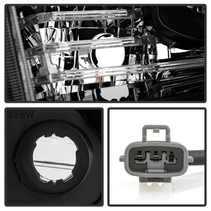 Spyder 14-17 Toyota Tundra OEM LED Headlights Black(Does Not Fit Models With DRL) 9049323