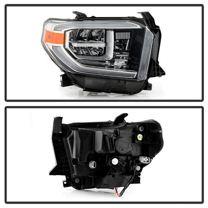 xTune Toyota Tundra 18-20 (Fit LED Only) OEM Style Headlights - Chrome Right HD-JH-TTU18-LED-OE-R 9949241