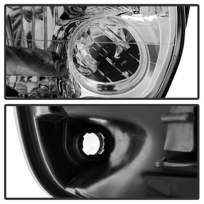 SPYDER xTune 05-06 Toyota Tundra 4DR Double Cab OEM Style Headlights - Chrome HD-JH-TTUN05-C 9043376