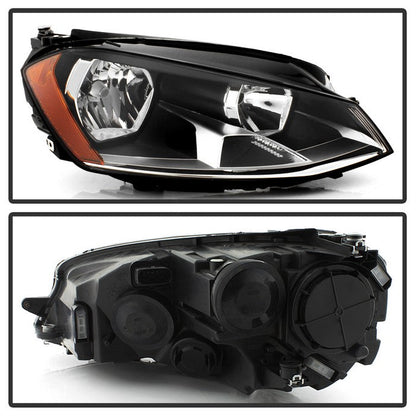 SPYDER xTune 15-17 VW Golf Halogen Passenger Side Headlight - OEM Right 9940989