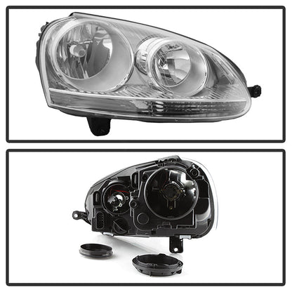 SPYDER xTune Volkswagen Golf 06-09 Passenger Side Headlight - OEM Right HD-JH-VJ06-OE-R 9039980