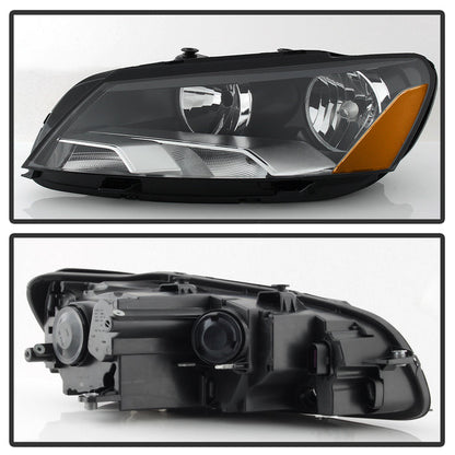 SPYDER xTune VW Passat 11-14 Driver Side Halogen Headlight - OEM L HD-JH-VP12-OE-L 9938924