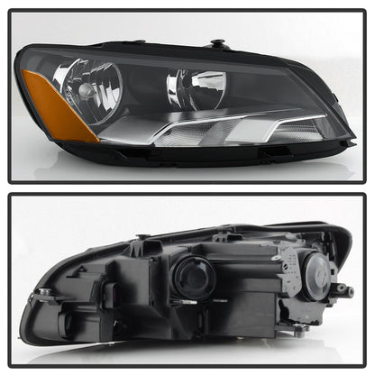 SPYDER xTune VW Passat 11-14 Passenger Side Halogen Headlight - OEM R HD-JH-VP12-OE-R 9938931