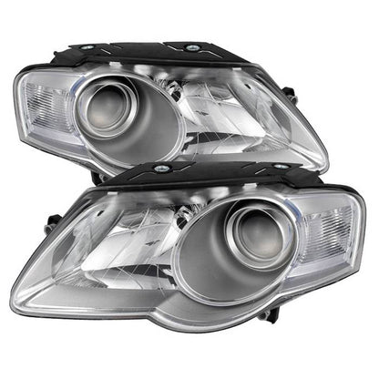 SPYDER Xtune Volkswagen Passat 06-10 (Halogen Only) Projector Headlights Chrome HD-JH-VWPAT06-C 9025570