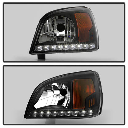 SPYDER xTune 00-05 Cadillac Deville Crystal Headlights - Black (HD-ON-CADDEV00-BK) 9040368