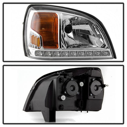 SPYDER xTune 00-05 Cadillac Deville Crystal Headlights - Chrome (HD-ON-CADDEV00-C) 9040375